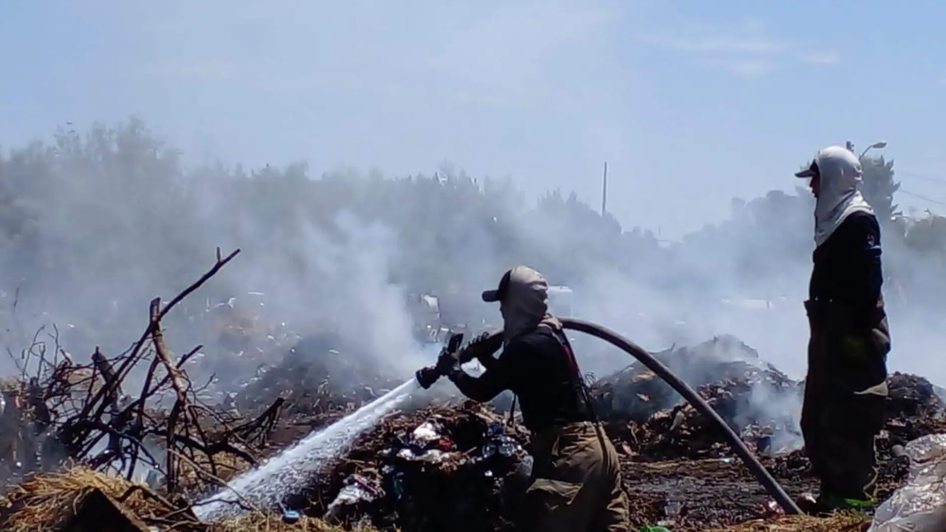 incendio en el chami